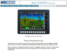 Tablet Screenshot of mglavionicsusers.org